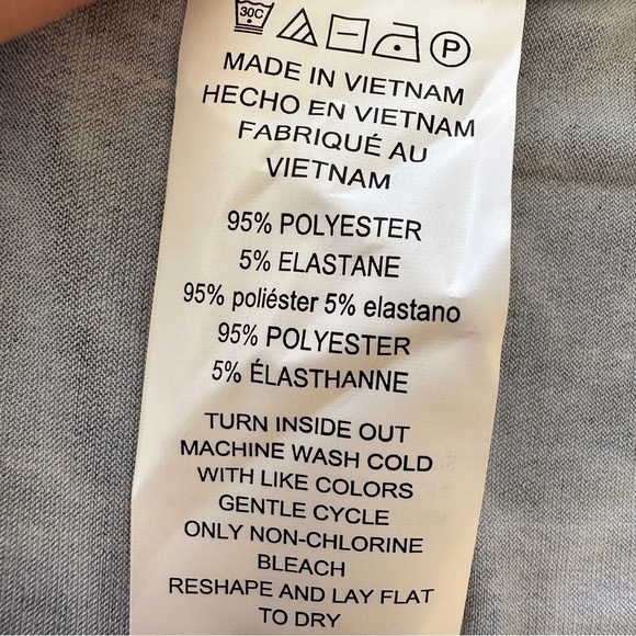 Michael Kors midi length dress in a stretch knit, popover style, sleeveless - Picture 15 of 15